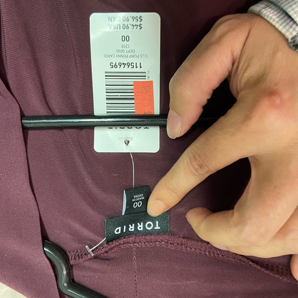 Torrid purp penny cardigan BNWT SOLD - Picture 2 of 2